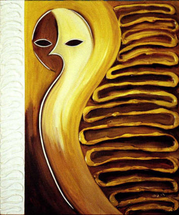 Chickcharney    oil on canvas