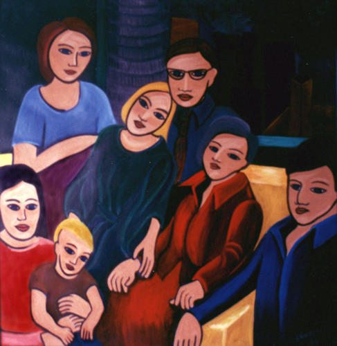 Family      oil on canvas