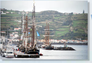 Tall Ships in Horta harbour