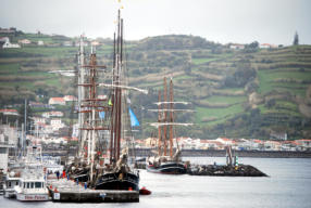 Tall Ships in Horta harbour