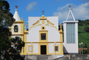The new church at Flamengos, Faial