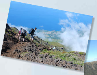 Descending Pico Mountain