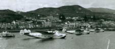 Pan Am Clippers in Horta harbour