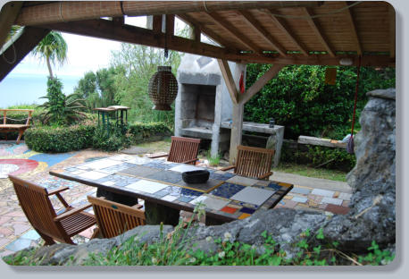 Patio and barbecue