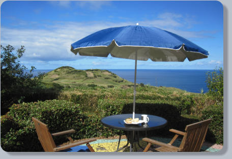 Breakfast on the patio